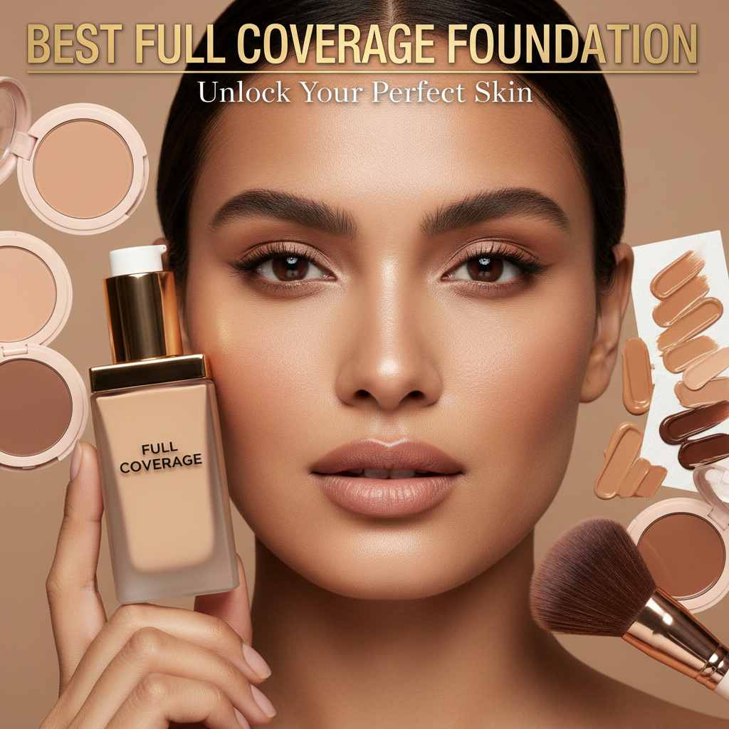 Best Full Coverage Foundation 2026: Top 10 Picks for All Skin Types
