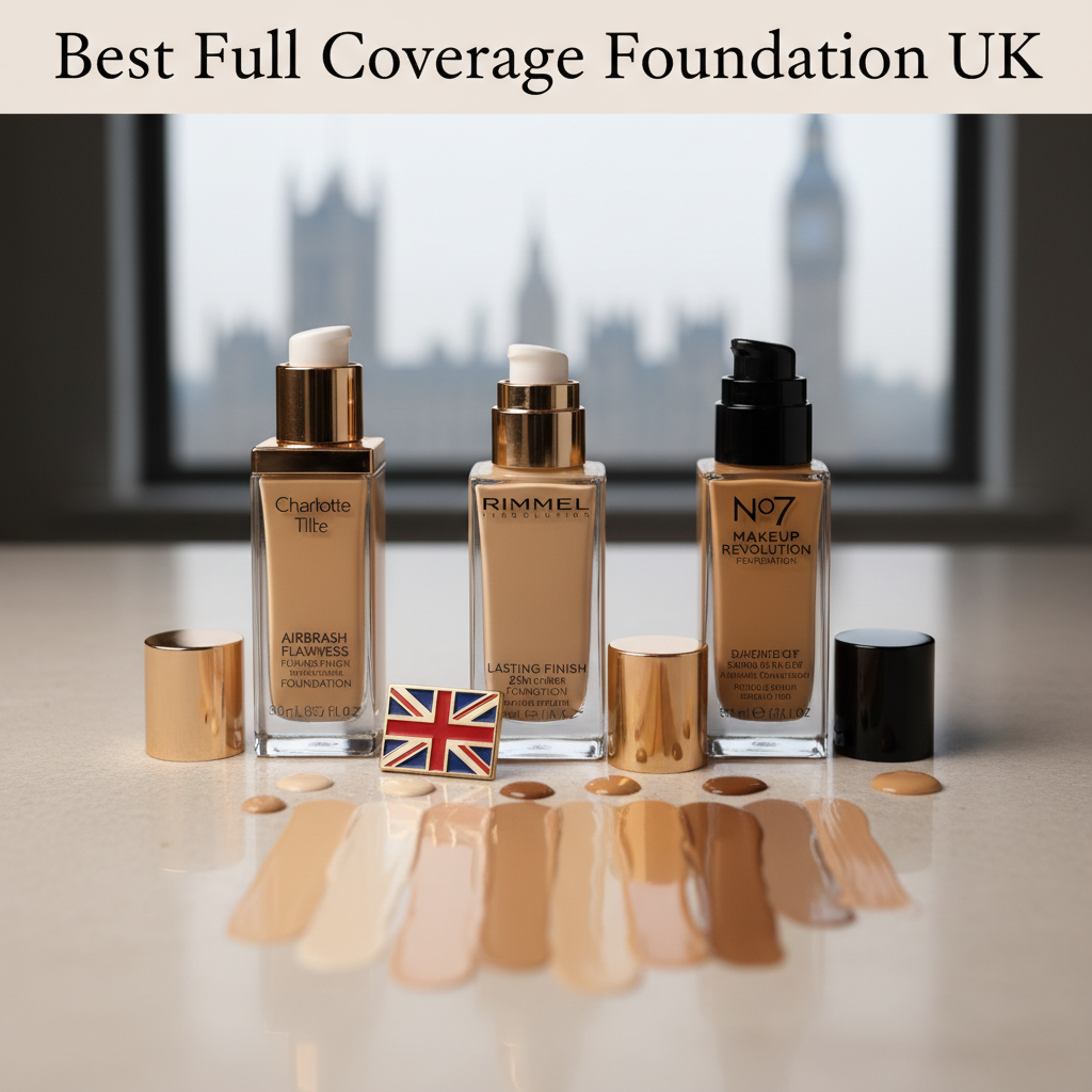 Best Full Coverage Foundation UK 2026: Top Picks for All Skin Types