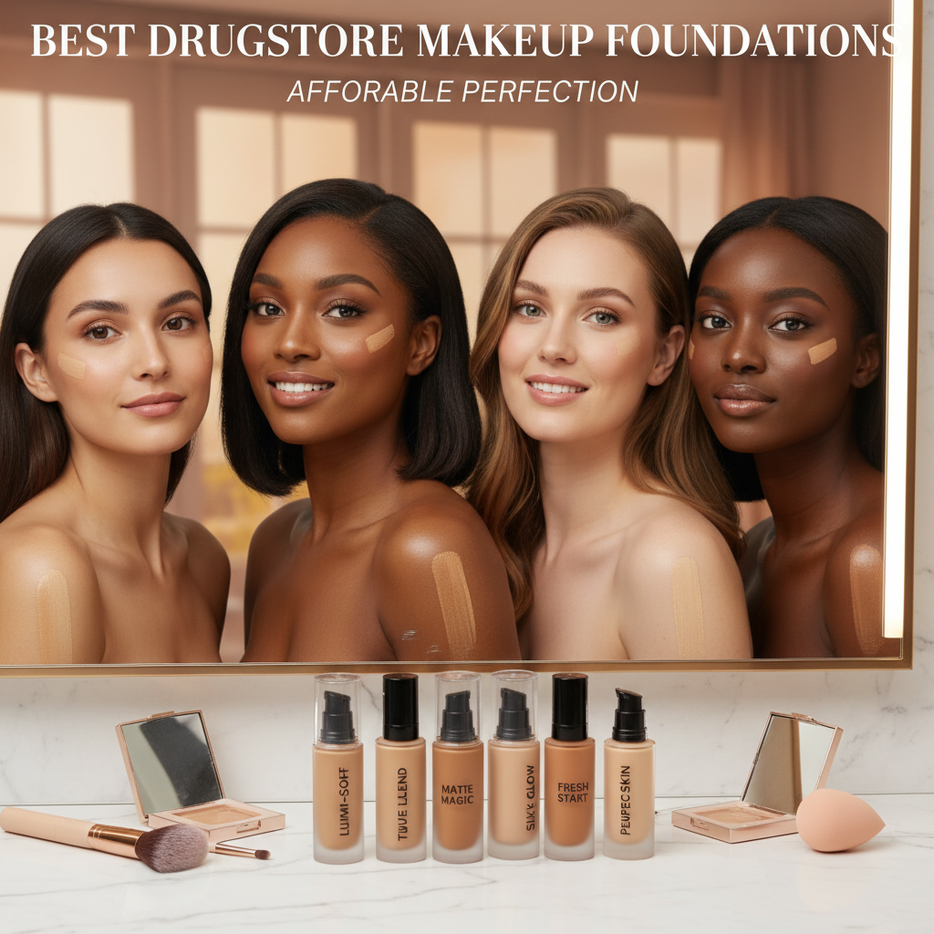 Best Makeup Foundation Drugstore Picks 2026: Top 10 Affordable Choices