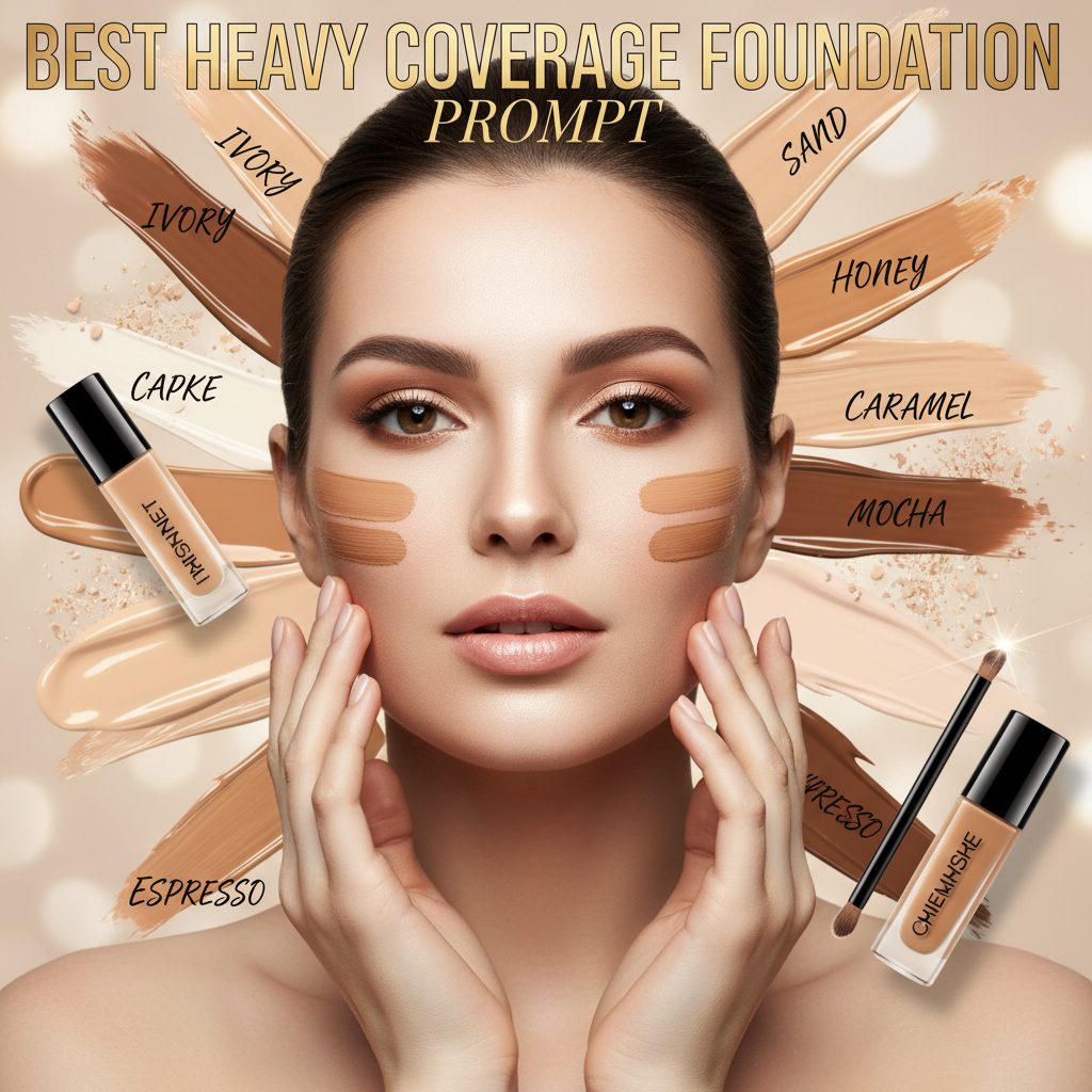 Best Heavy Coverage Foundation 2026: Top 9 for Flawless, Long-Lasting Skin