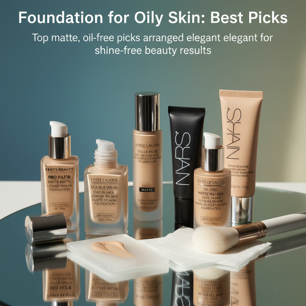 Foundation for Oily Skin Best Picks 2026: Top 10 Shine-Free Formulas