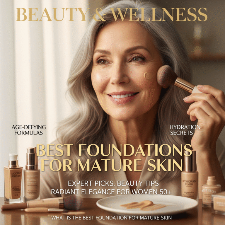 Best Foundations for Mature Skin: Expert picks, beauty tips, and radiant elegance for women 50+.